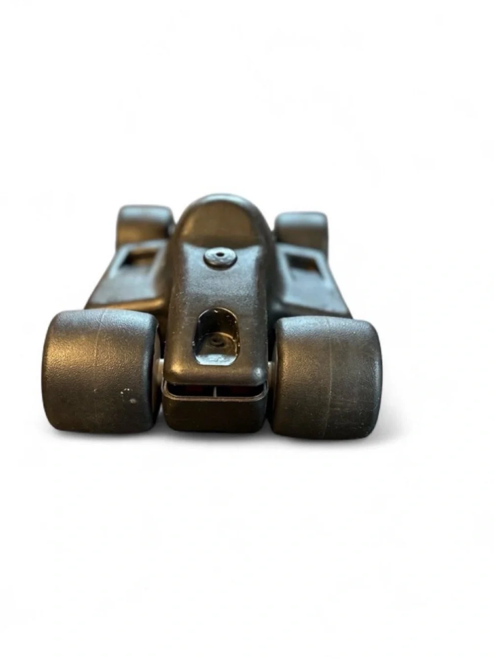 Vintage Little Tikes Black Race Car #7 Racing Toy Retro Collectible Missing Fin